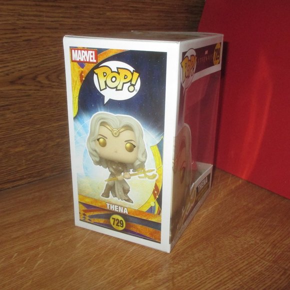 2021 Funko Pop! Marvel Eternals Thena # 729 figure (Unopened) - Picture 2 of 6